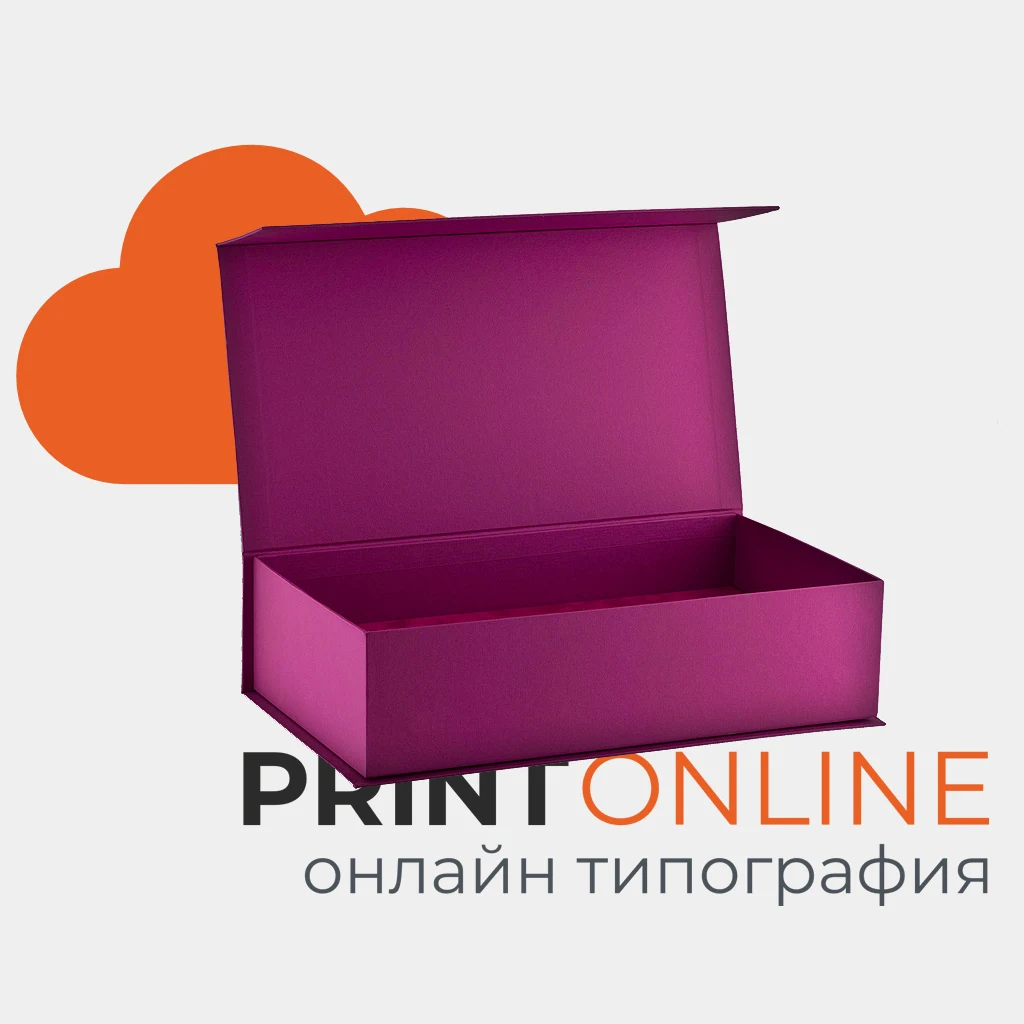 Тапсырыс бойынша магнитті қақпақшасы бар кітапша қорап